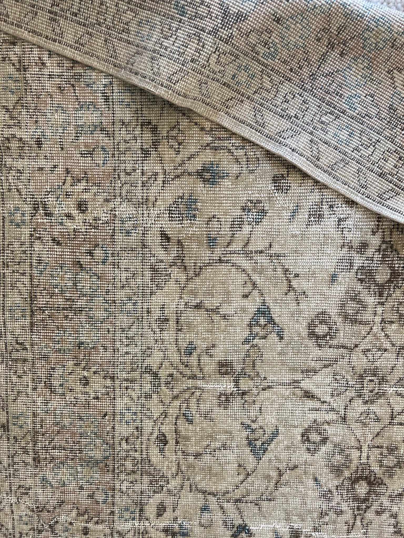 Handwoven Wool Vintage Turkish Rug - One-of-a-Kind – Tenth Avenue