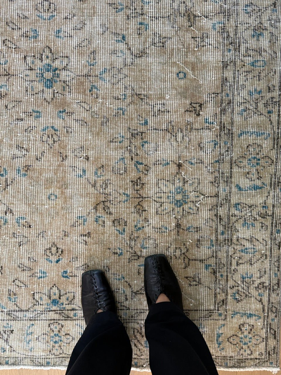 Rug.88 | 116 x 201cm | Vintage Oushak Turkish Scatter Rug - Tenth Avenue - Vintage Turkish Rug